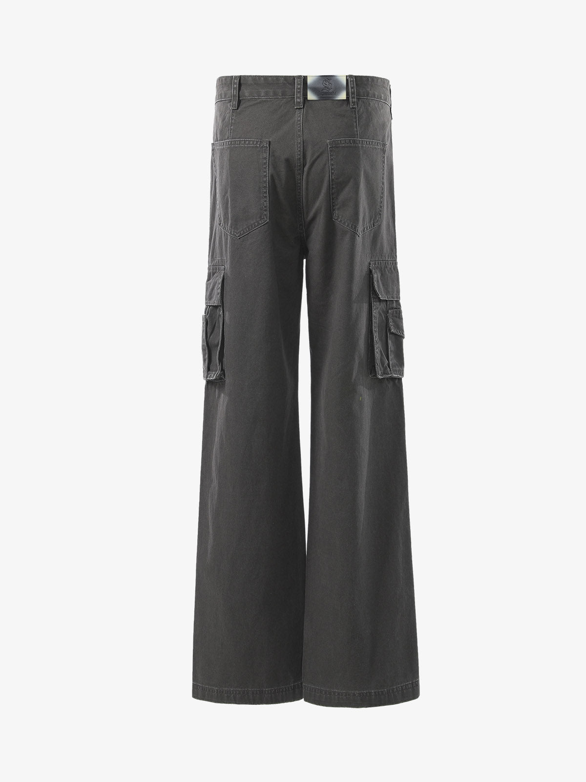 Vintage Belt Print Cargo Pants