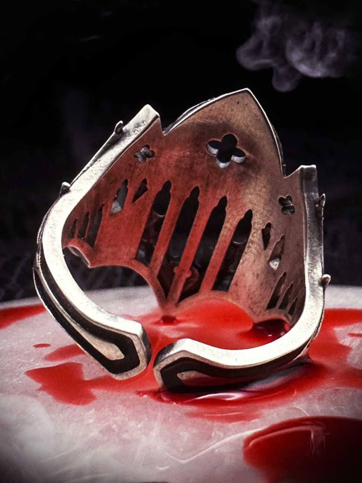 Gothic Armor Open Ring Adjustable 