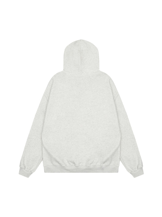 Thesupermade Bear Printed Hoodie 