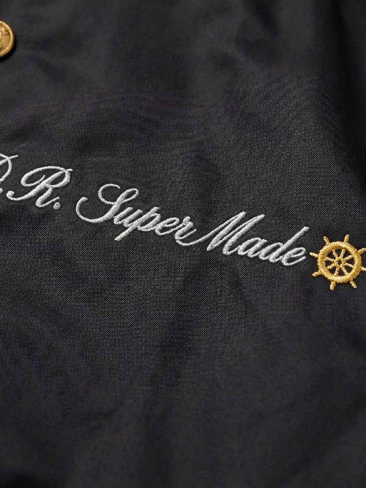 Napoleonic Button Padded MA-1 Bomber Jacket