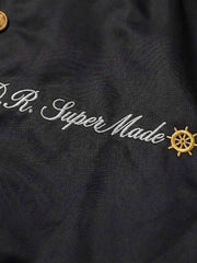 Napoleonic Button Padded MA-1 Bomber Jacket