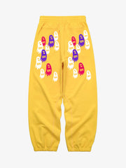 Gear Smiley Embroidered Graphic Jogger Sweatpants