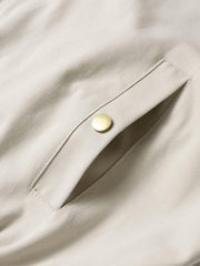 Studded Sleeve Stand-Collar Zip Jacket