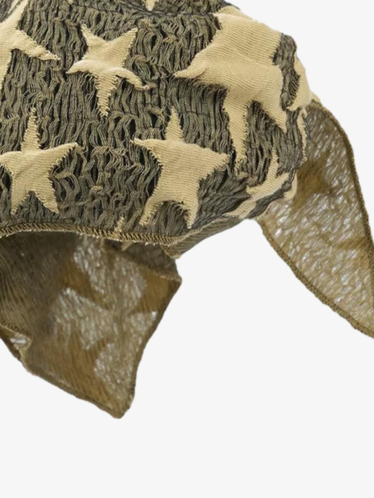 Star Triangle Graphic Bandana Cap