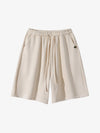 Elastic Drawstring Casual Shorts 