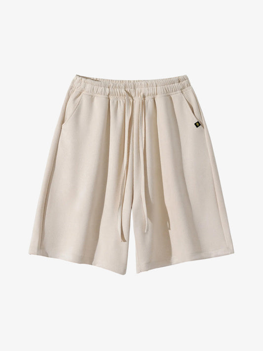 Elastic Drawstring Casual Shorts 