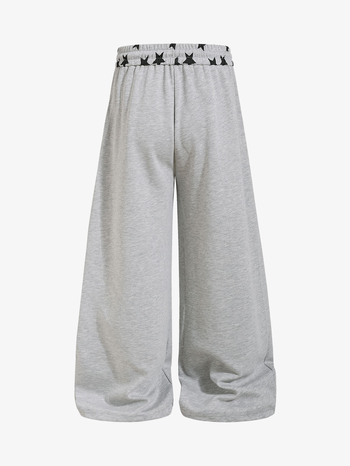 Star Print Pocket Baggy Sweatpants