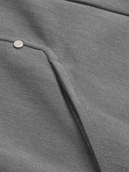 Deconstructed Patchwork Tie Short-sleeved Shirt 