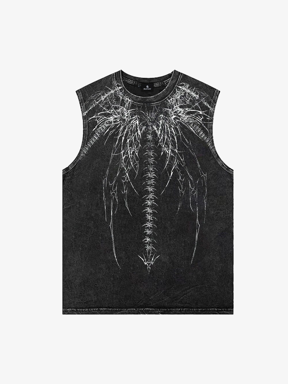 Acid Wash Sleeveless Tank Top