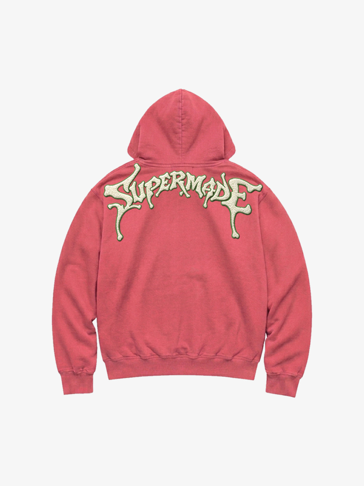 Skeleton Terry Embroidered Graphic Zip Hoodie