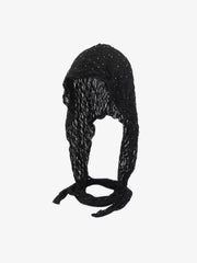 Vintage Lace Hollow Crochet Long Strap Headscarf Hat 