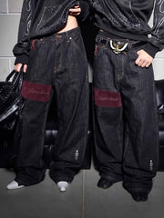 Pirate Skull Heavyweight Black Raw Denim Jeans