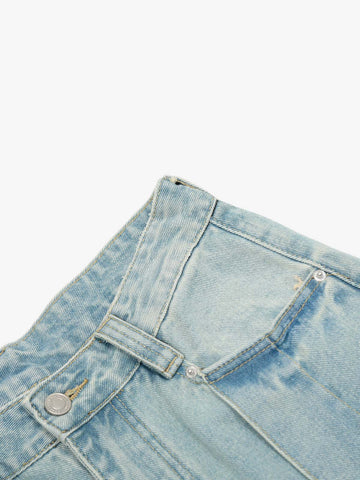 Street-style Retro Niche Deconstructed Jeans