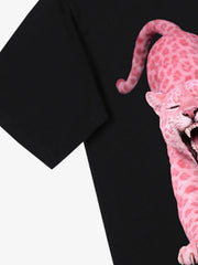 Vintage Pink Leopard Graphic T-Shirt 