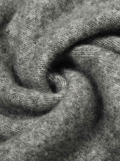 Retro High Neck Button-Down Knit Cardigan Sweater