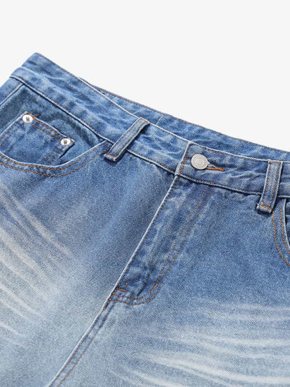 High-Waisted Wide-Leg Cargo Pants with Unique Pocket Design 