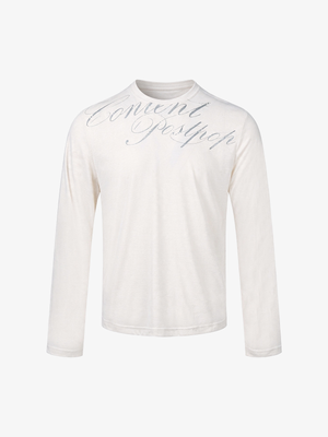 Script Graphic Long-Sleeve Tee