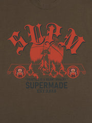 SUPM Slogan Graphic Retro Streetwear T-Shirt 