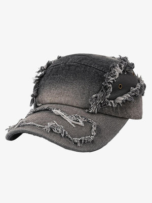 Ripped Denim Baseball Cap