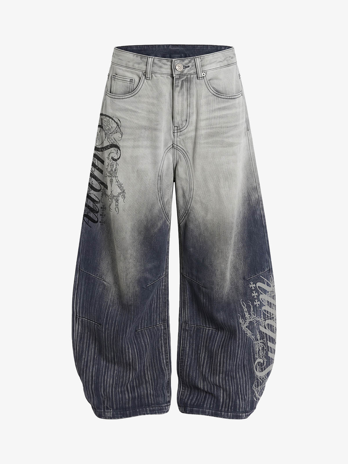 Vintage Letter Jeans