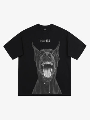 Snake and Sword Graphic T-Shirt with Bold Statement Design 