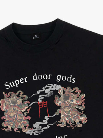 Embroidered Guardian Crop Tee