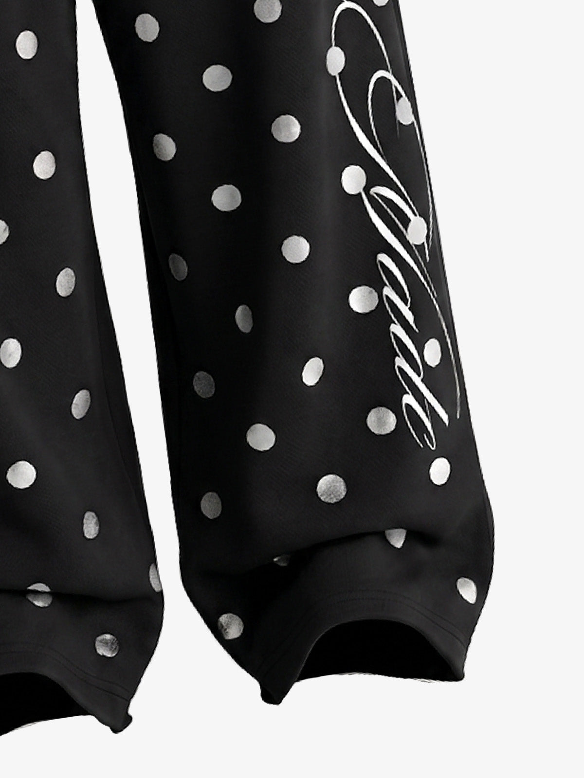 Double Waist Polka Dot Pants