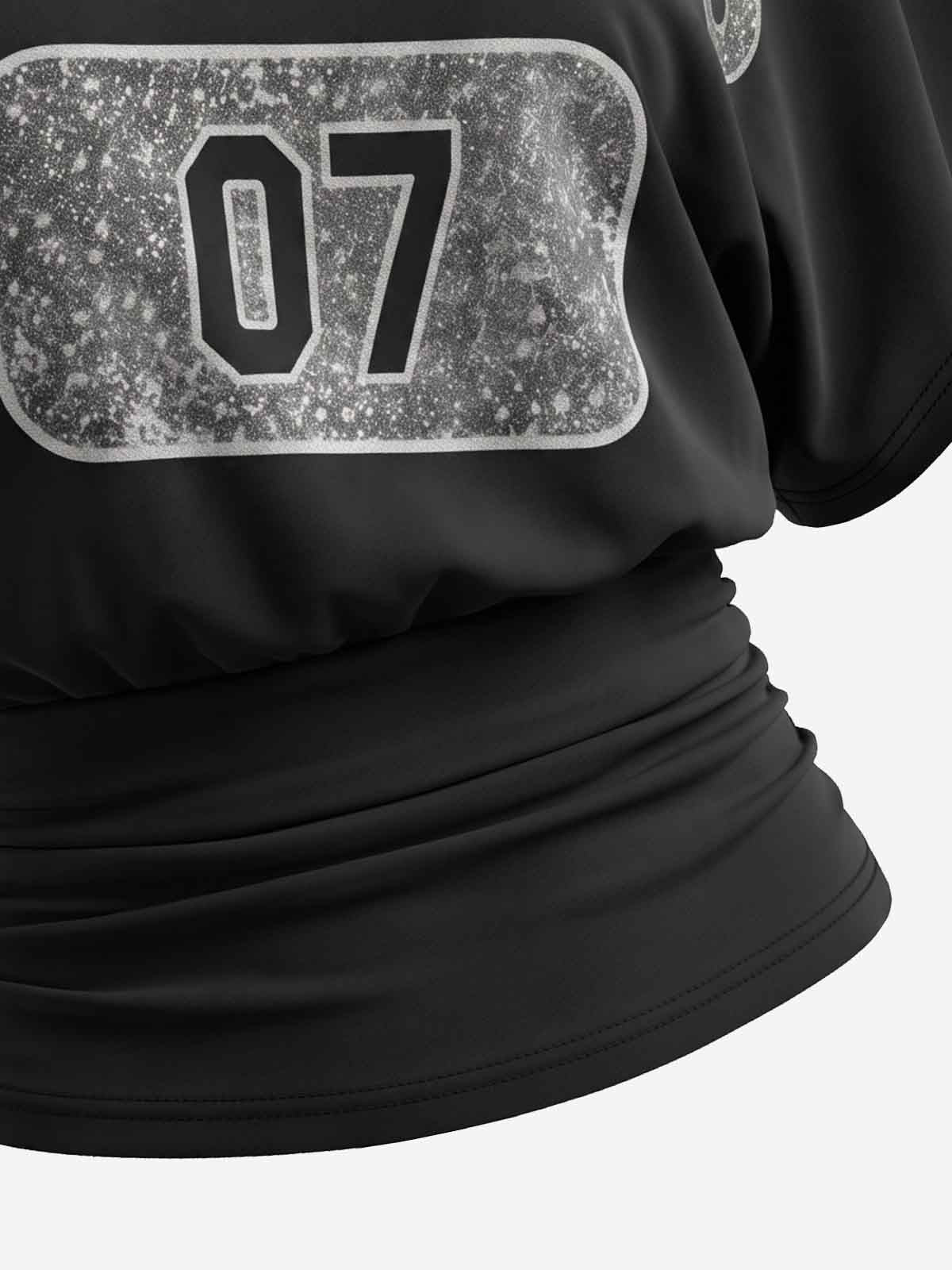 Cross Shoulder Graphic Tee