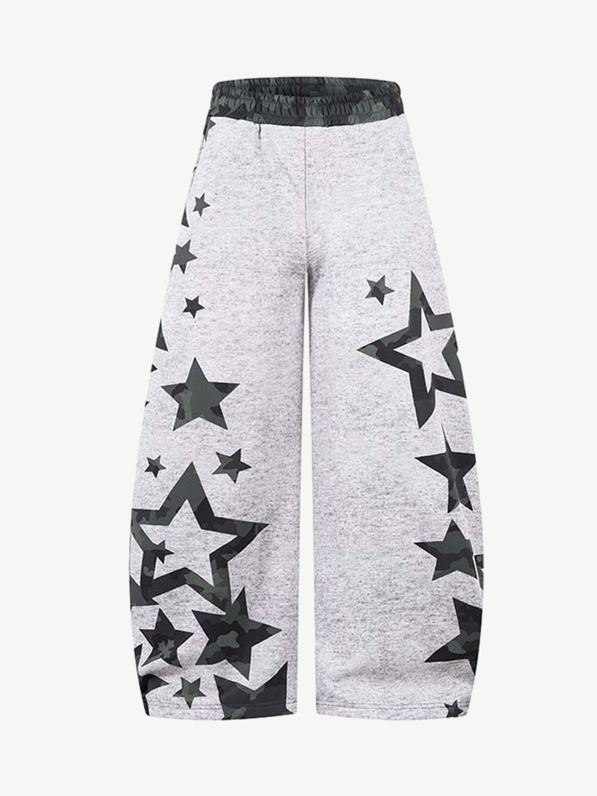 Camouflage Reversible Star Print Sweatpants 