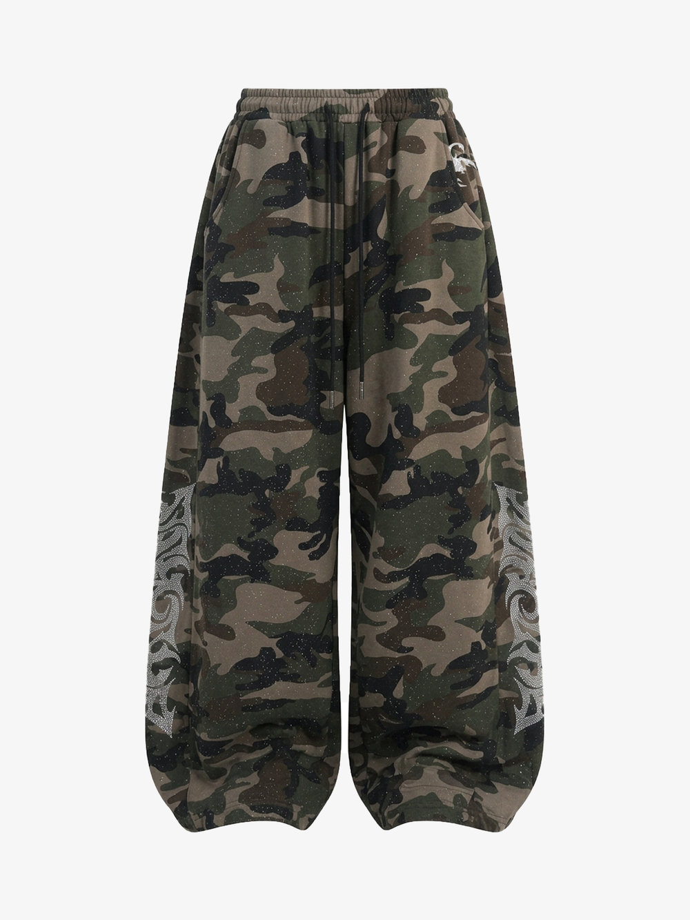 Relaxed Leopard Camouflage Pants