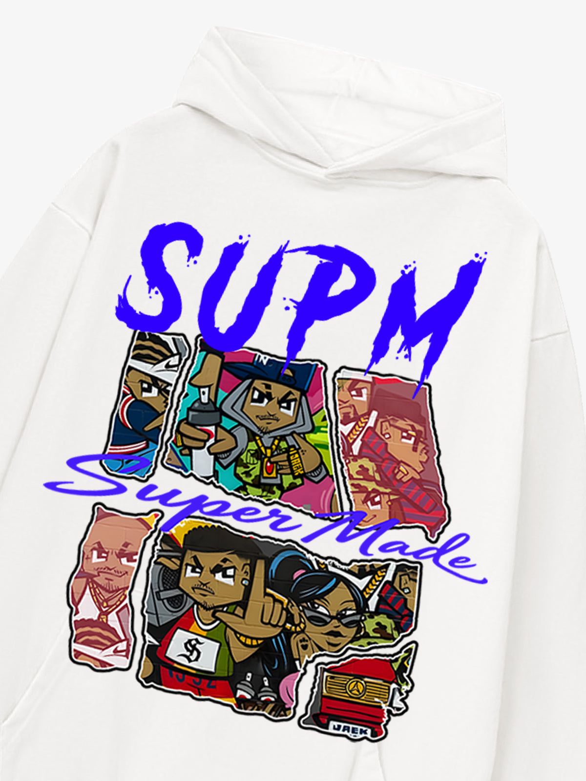 Stylish Graphic Hoodie with Unique Character Design for Casual Wear 