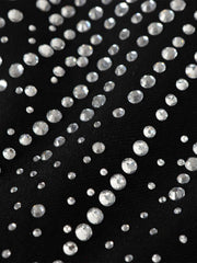 Stylish Wide-Leg Pants with Sparkling Studs for Women 