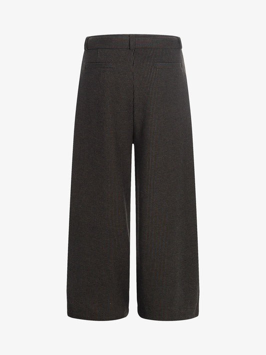 Wide-Leg Trousers with Adjustable Waistband for Modern Elegance 