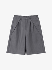 Short de costume plissé