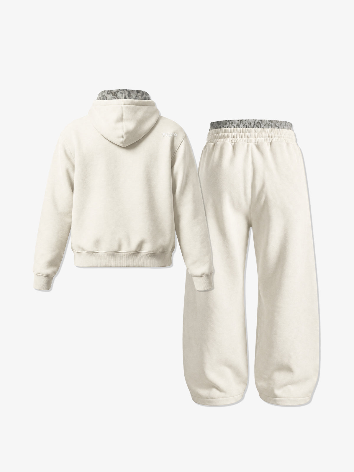 Varsity Graphic Hoodie & Wide-Leg Sweatpants Set