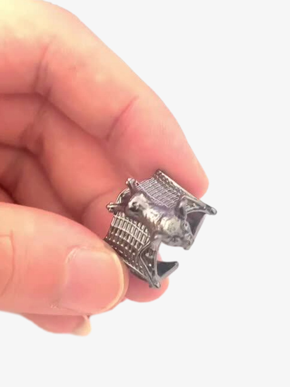Gothic Bat Open Ring 