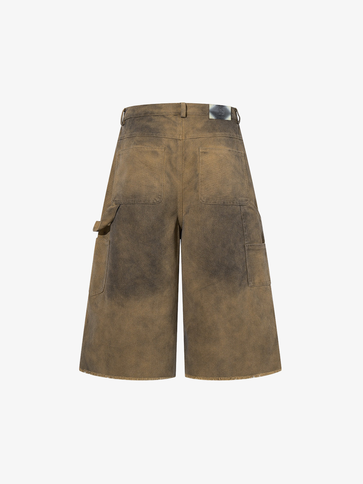 Dirty Mud Wash Print Jorts 