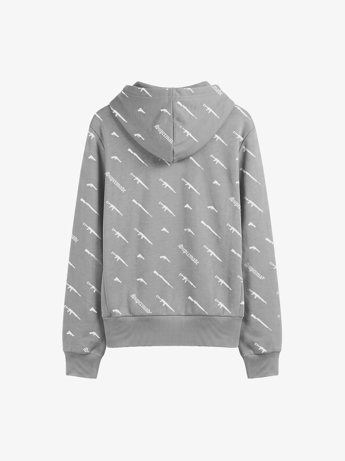 Full Print Tactical Gun Zip Up Hoodie