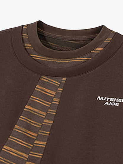 High Street Tie Embroidered Design T-shirt 