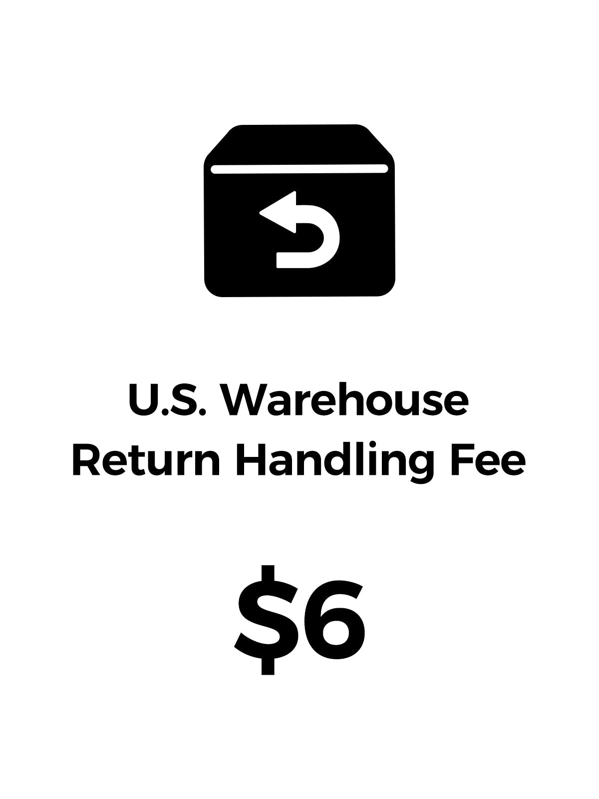 U.S. Warehouse Return Handling Fee 