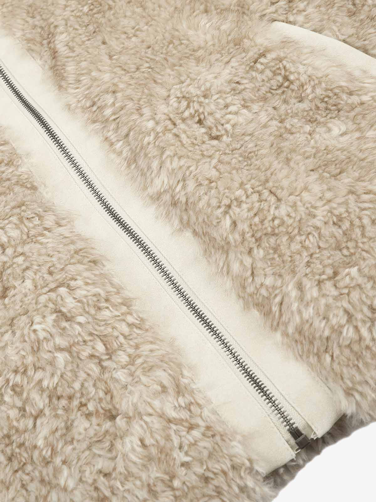 Stand-Collar Zip Fleece Vest