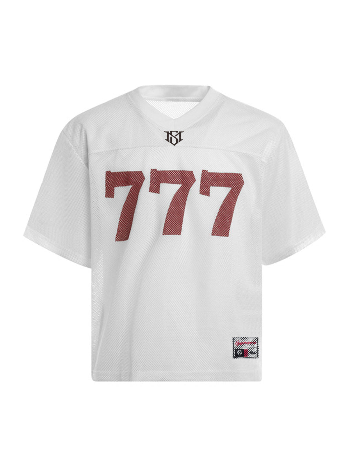 Jersey Letter Print Quick Dry V-neck T-shirt - 2389 