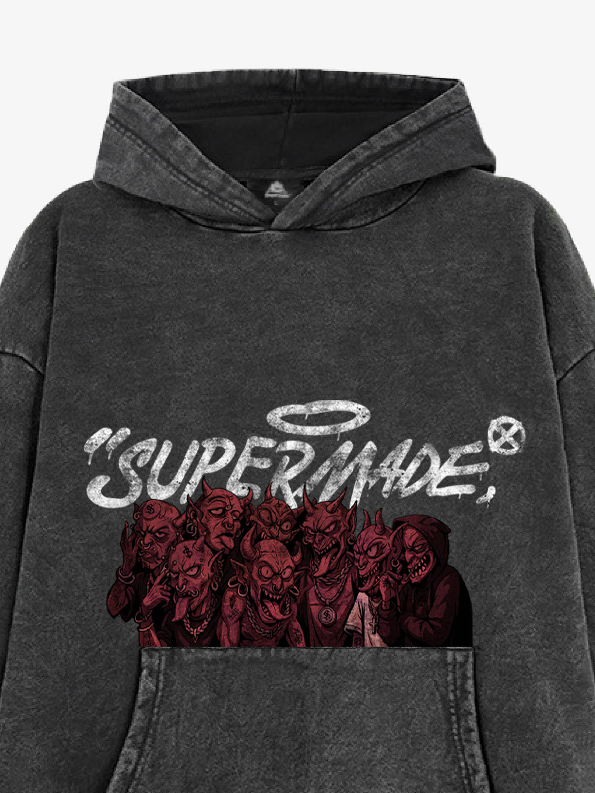 Thesupermade Dark Devil Maniac Hoodie 