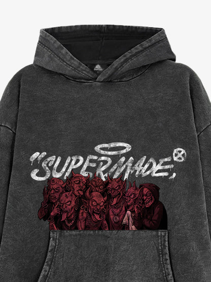 Thesupermade Dark Devil Maniac Hoodie 