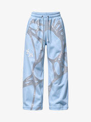 Spiderweb Graphic Full-Zip Hoodie & Sweatpants Set