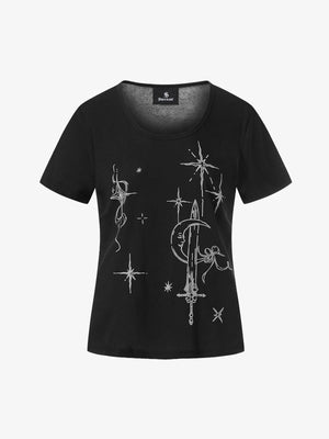 Celestial Graphic Slim Fit T-Shirt 
