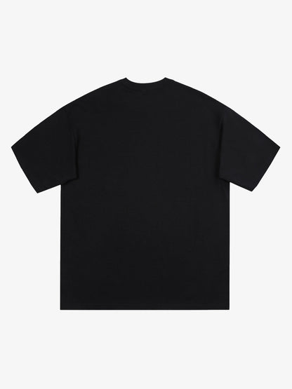 Distressed Sleeveless Crop Top with Barbed Wire Graphic Design 