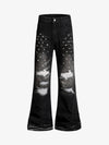Distressed Flared Jeans