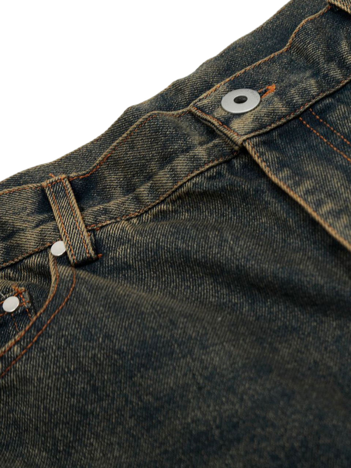 Classic Vintage Washed Denim Jort