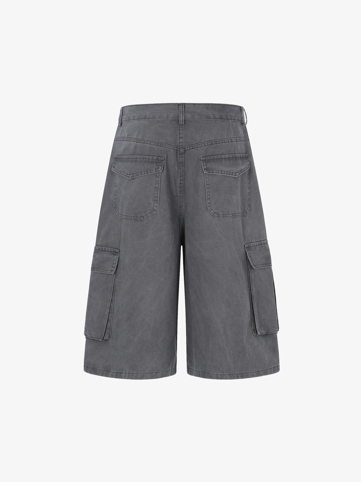 Gothic Cross Graphic Cargo Shorts 